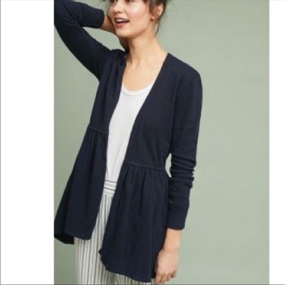 Anthropologie Sweaters - Anthropologie | T.la Beira Peplum Cardigan Large